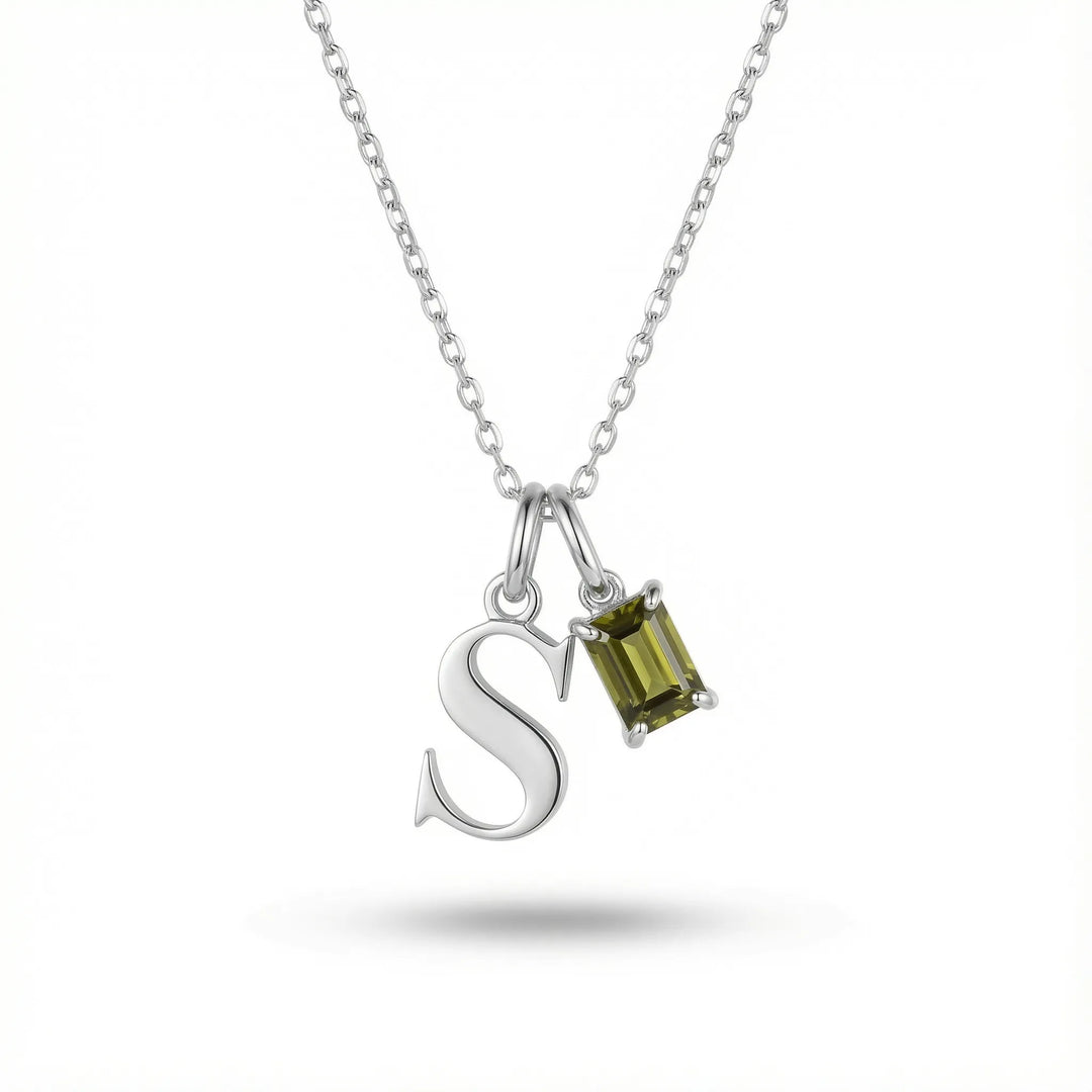 BIRTHSTONE SIGNATURE NECKLACE