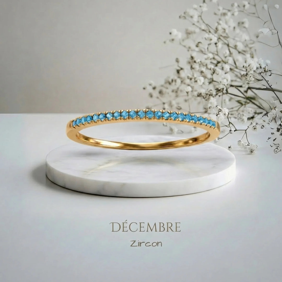 BAGUE AVEC PIERRE DE NAISSANCE