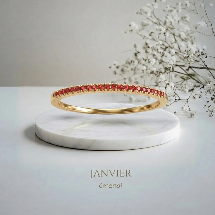 BAGUE AVEC PIERRE DE NAISSANCE