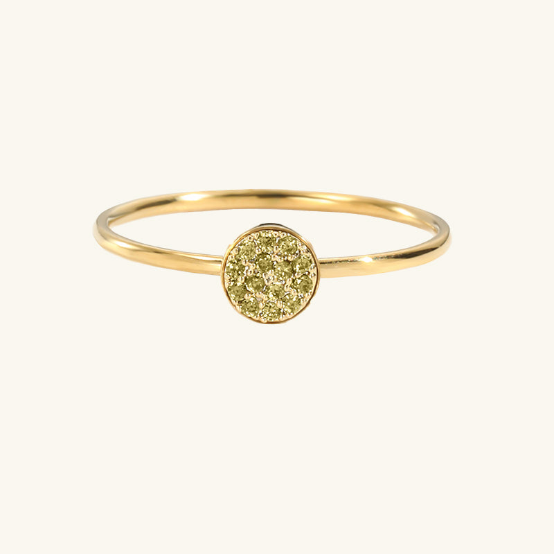 KLASSISCHER RING MIT GEBURTSSTEIN