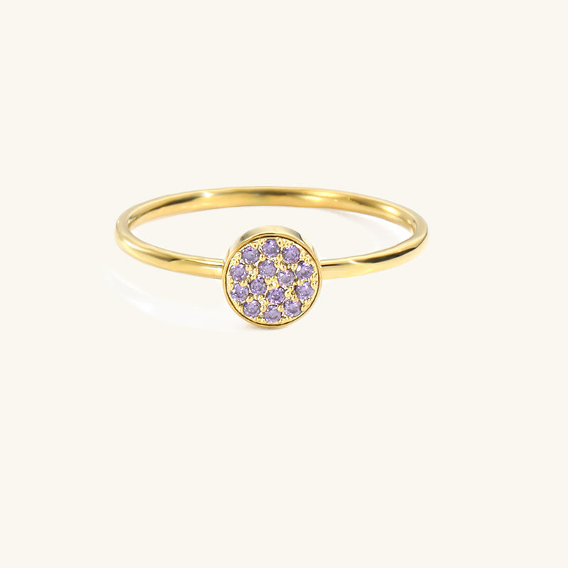 KLASSISCHER RING MIT GEBURTSSTEIN