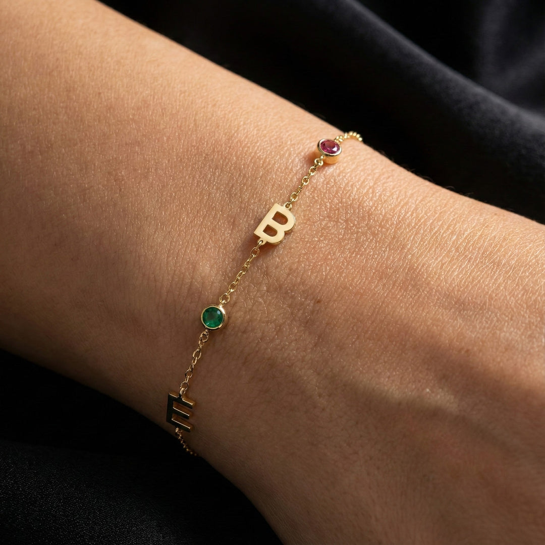 ELEGANTES ARMBAND MIT STEINEN