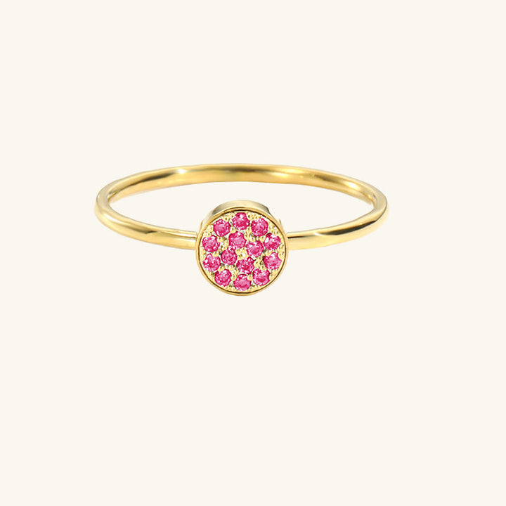 KLASSISCHER RING MIT GEBURTSSTEIN