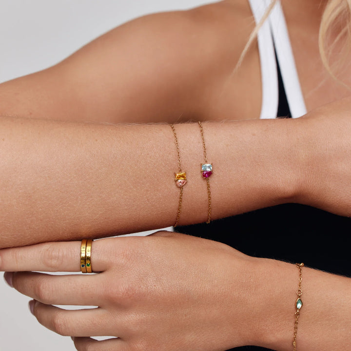 ETERNAL DUO BRACELET WITH BIRTHSTONES