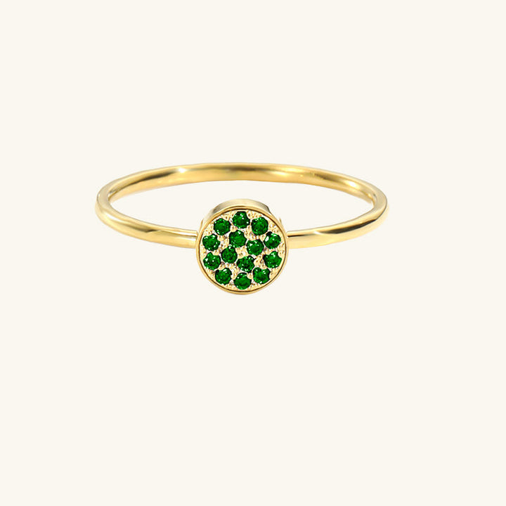 KLASSISCHER RING MIT GEBURTSSTEIN
