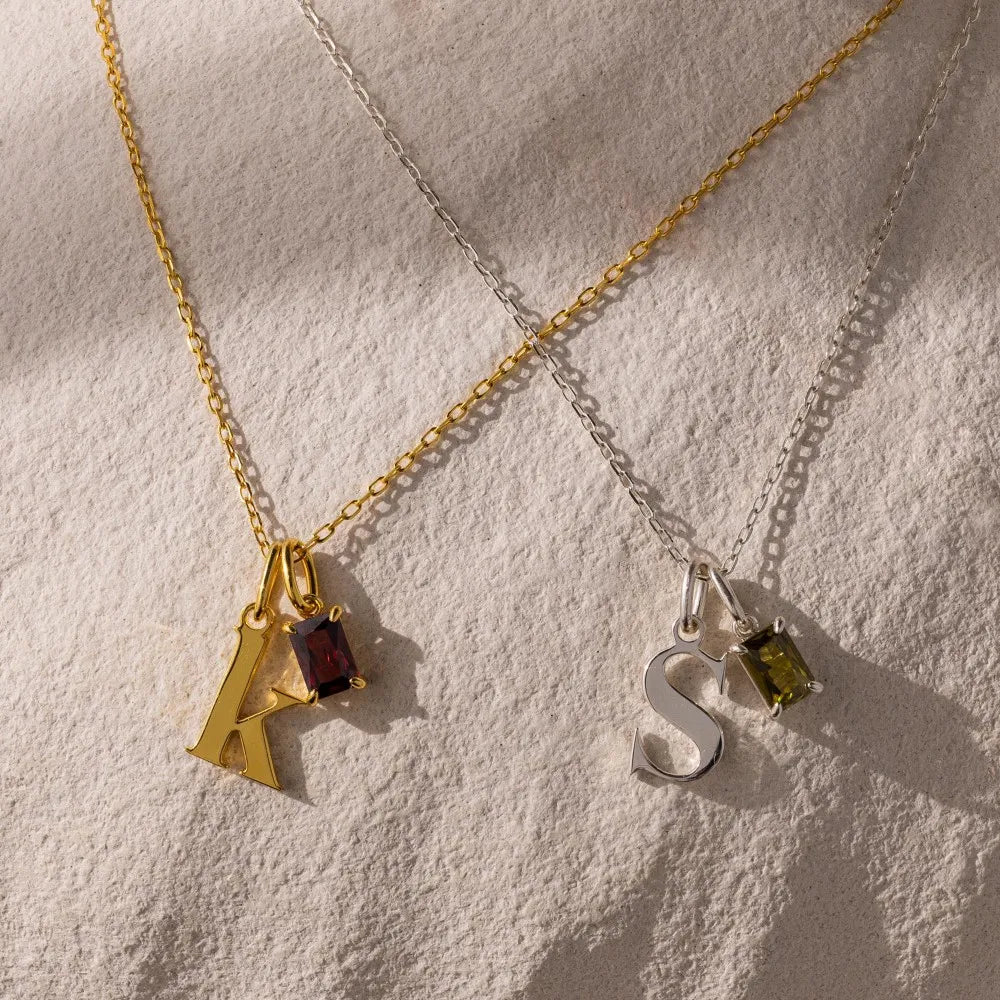 BIRTHSTONE SIGNATURE NECKLACE