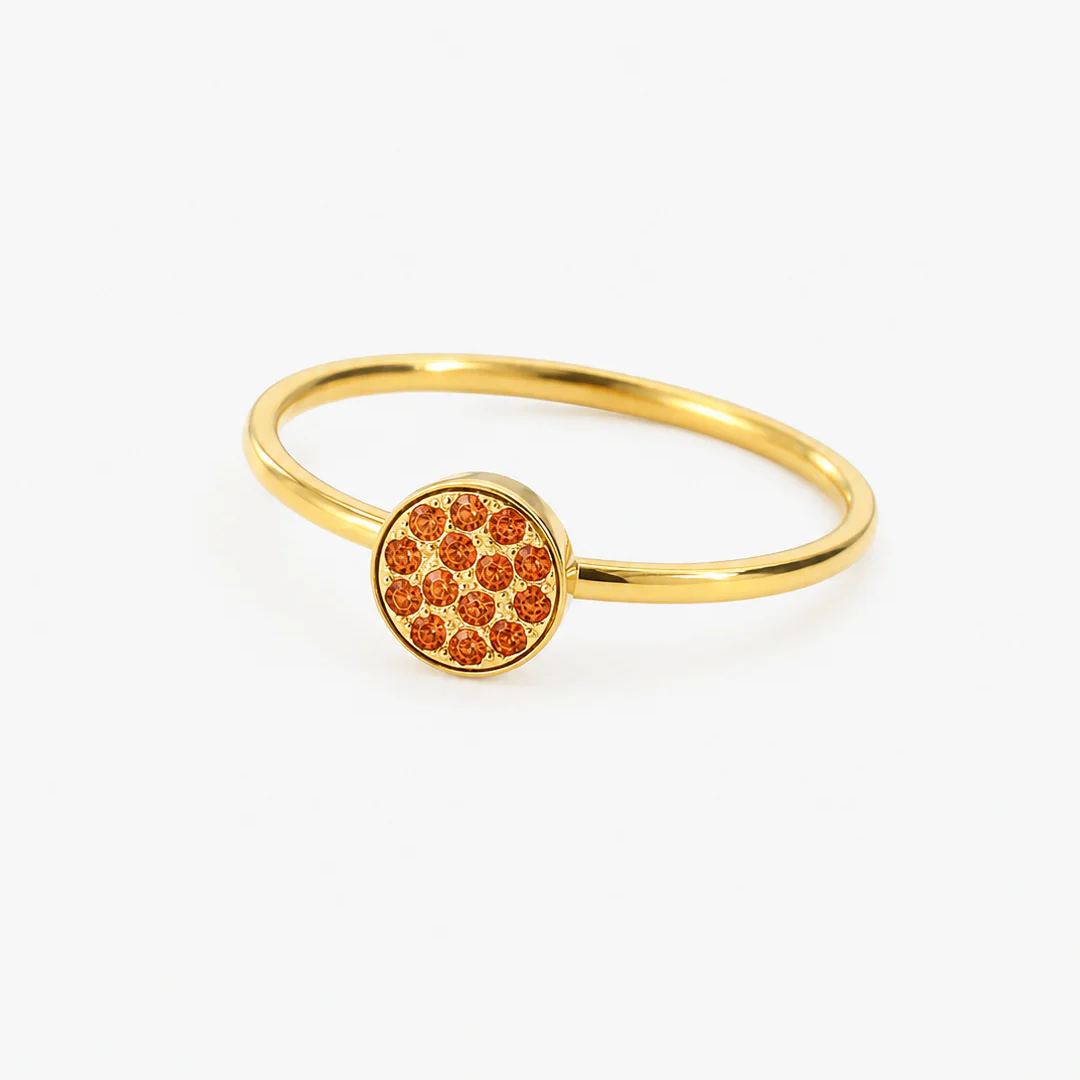 KLASSISCHER RING MIT GEBURTSSTEIN