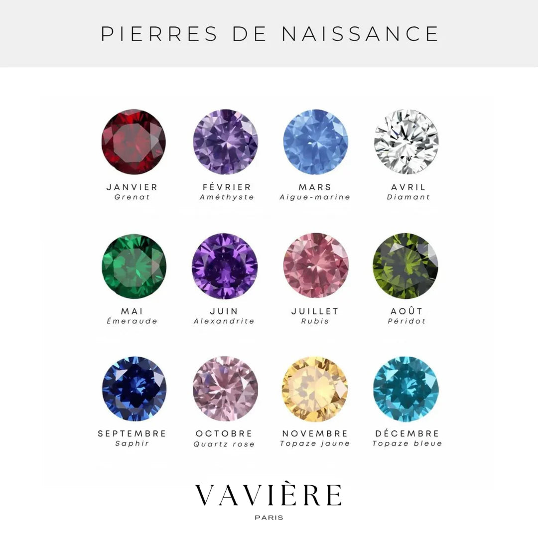 DUO BRACELET WITH BIRTHSTONES