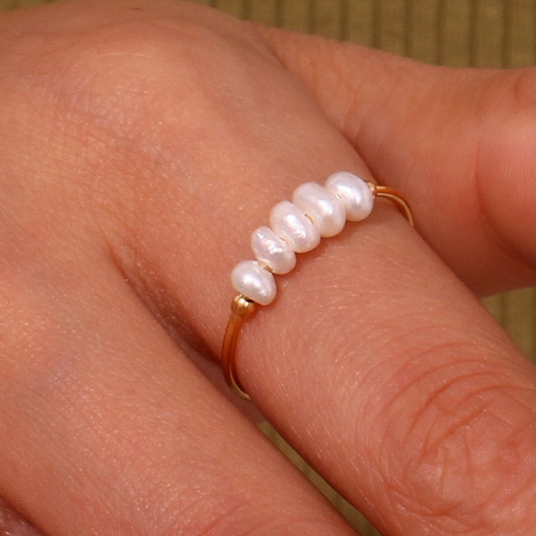 RING MIT SÜSSWASSERPERLEN