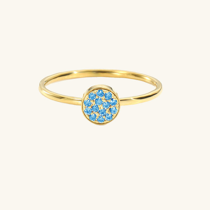 KLASSISCHER RING MIT GEBURTSSTEIN
