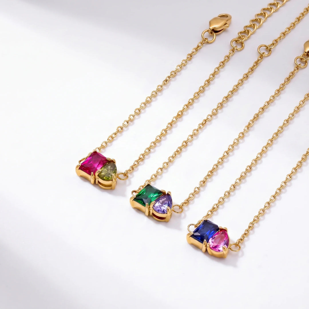 ETERNAL DUO BRACELET WITH BIRTHSTONES