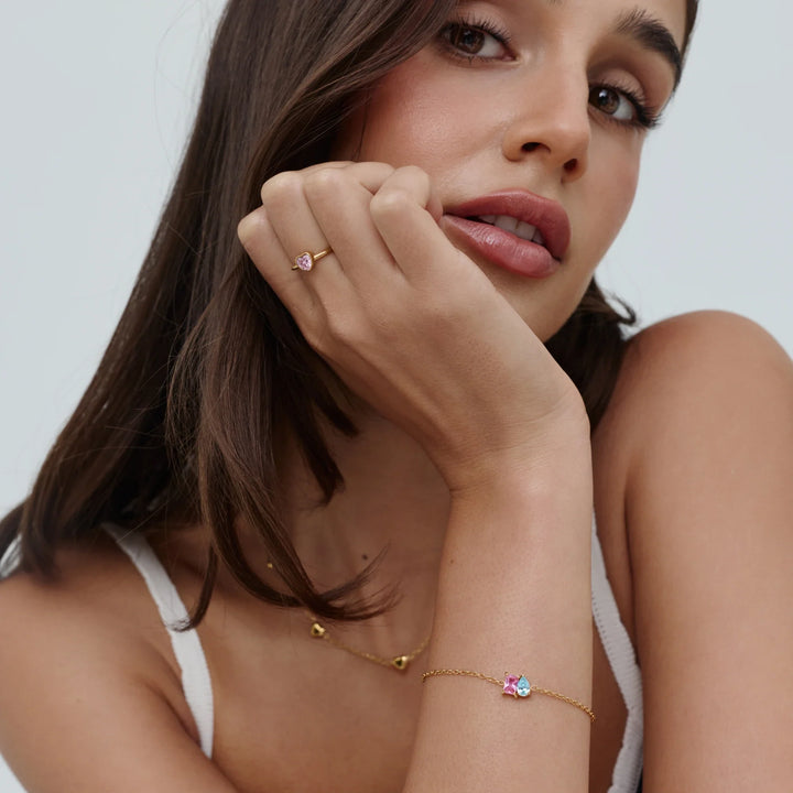ETERNAL DUO BRACELET WITH BIRTHSTONES
