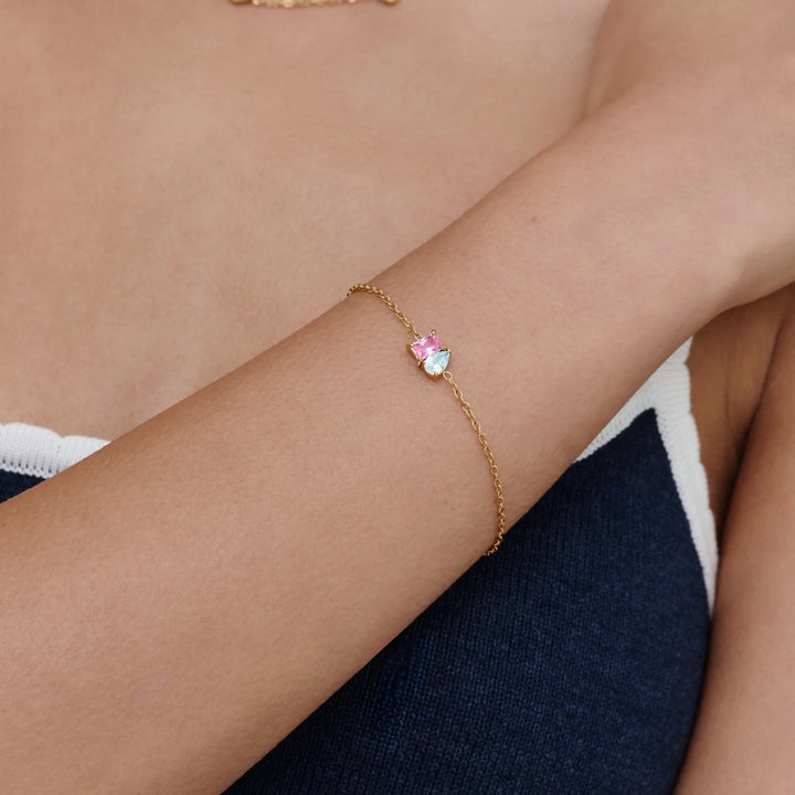ETERNAL DUO BRACELET WITH BIRTHSTONES