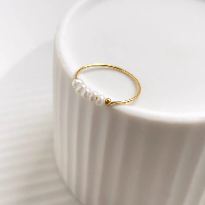 RING MIT SÜSSWASSERPERLEN