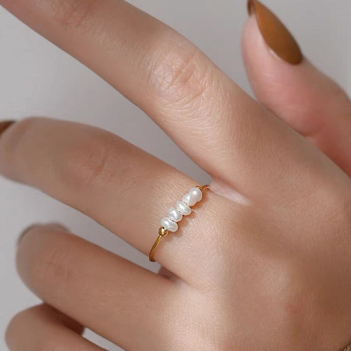 RING MIT SÜSSWASSERPERLEN