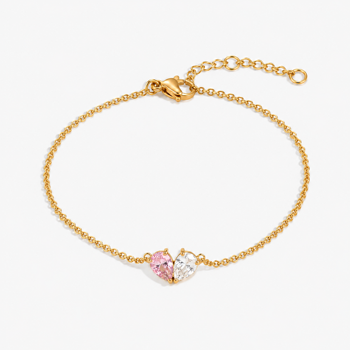 DUO BRACELET WITH BIRTHSTONES